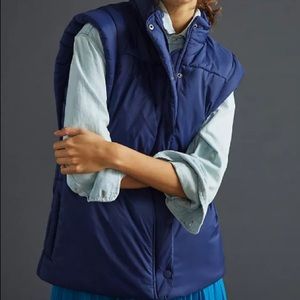 NWT Maeve Anthropologie Puffer Coat Vest